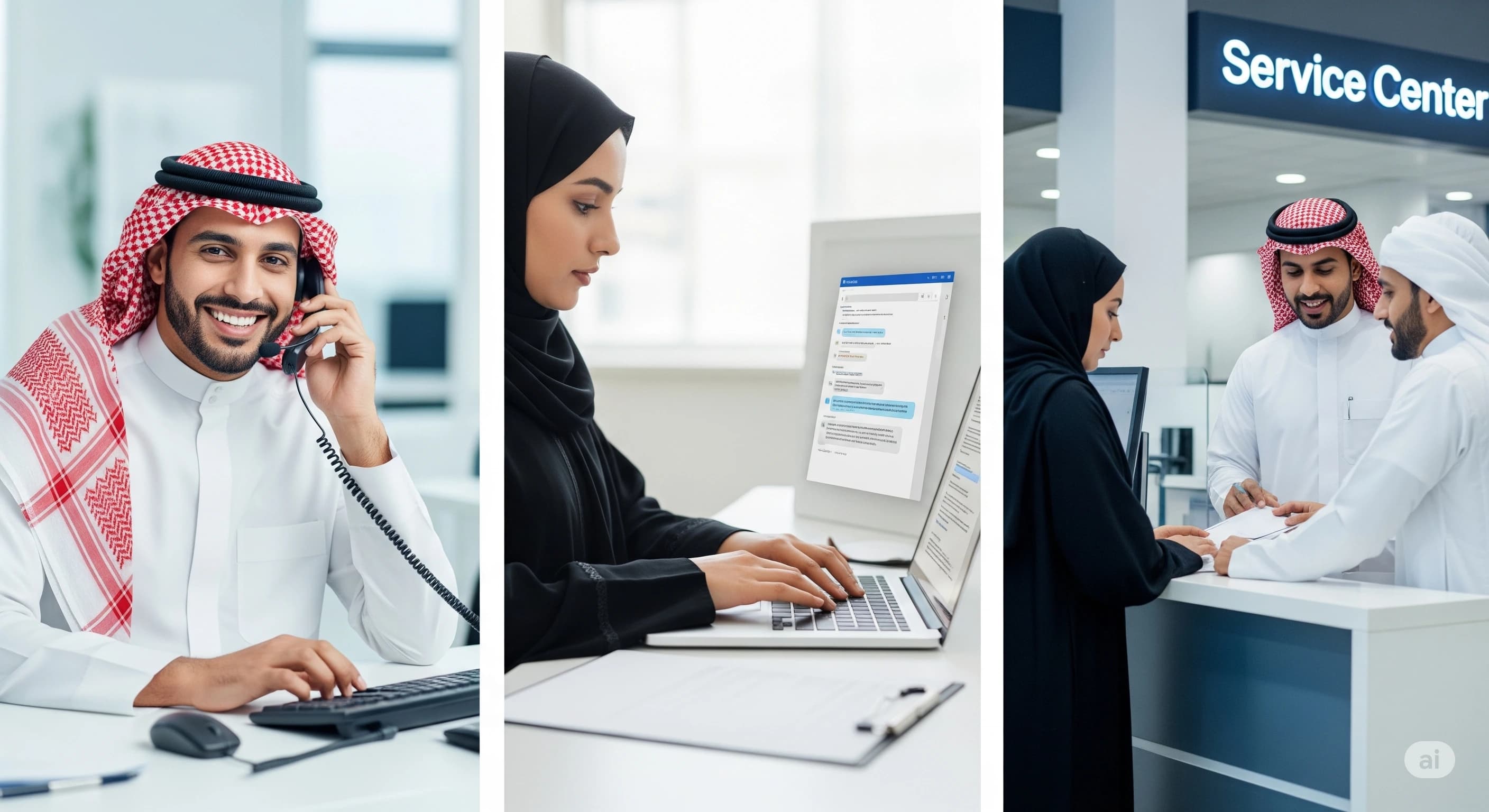 أنواع خدمة العملاء