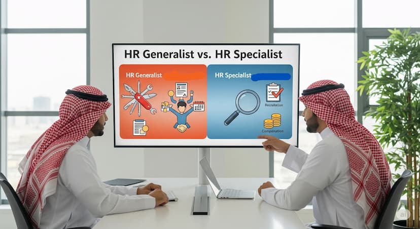 الفرق بين HR Generalist وHR Specialist