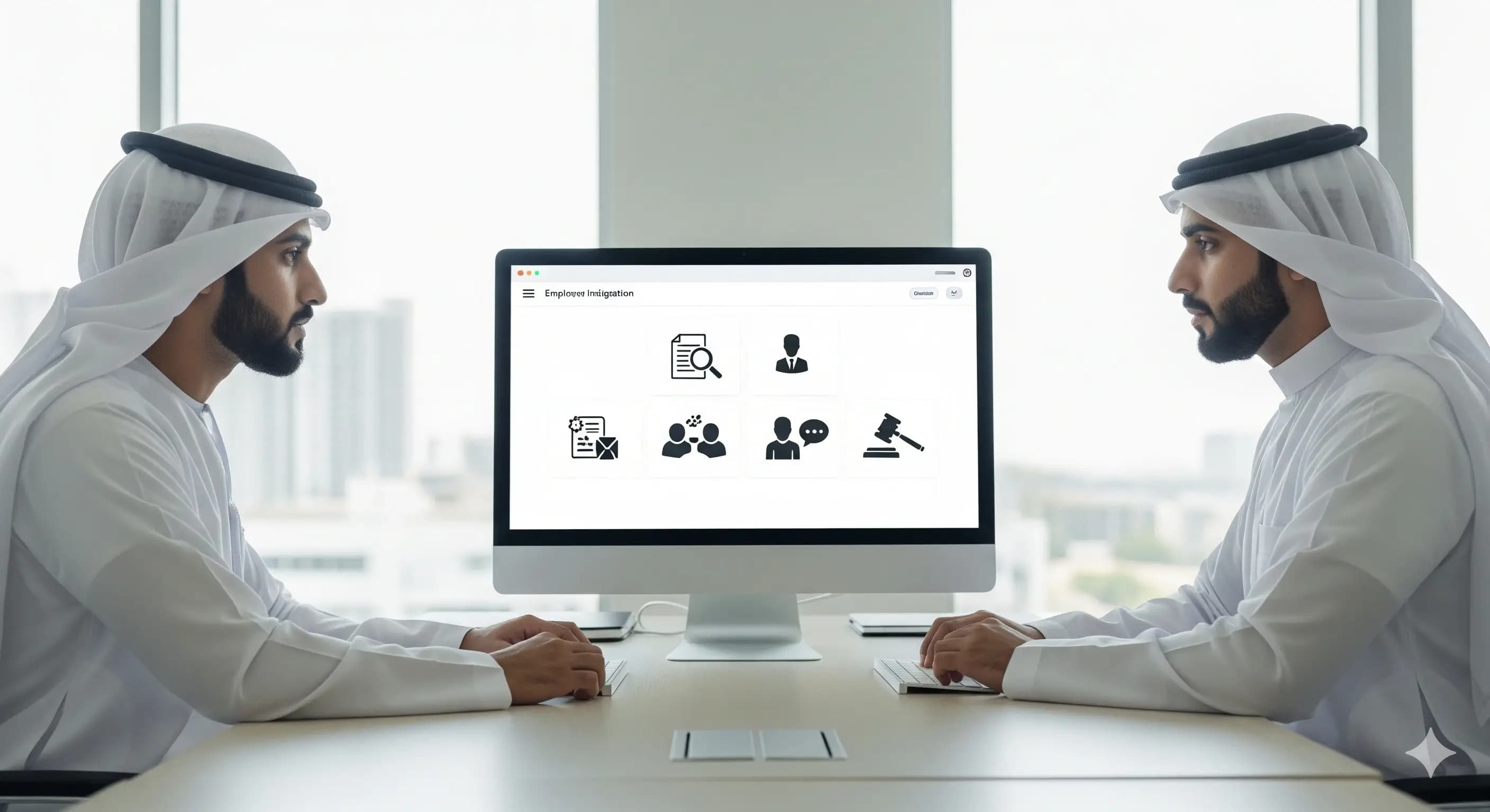 نموذج تحقيق مع موظف بسبب غياب أو مشاجرة للتحقيق الإداري والداخلي