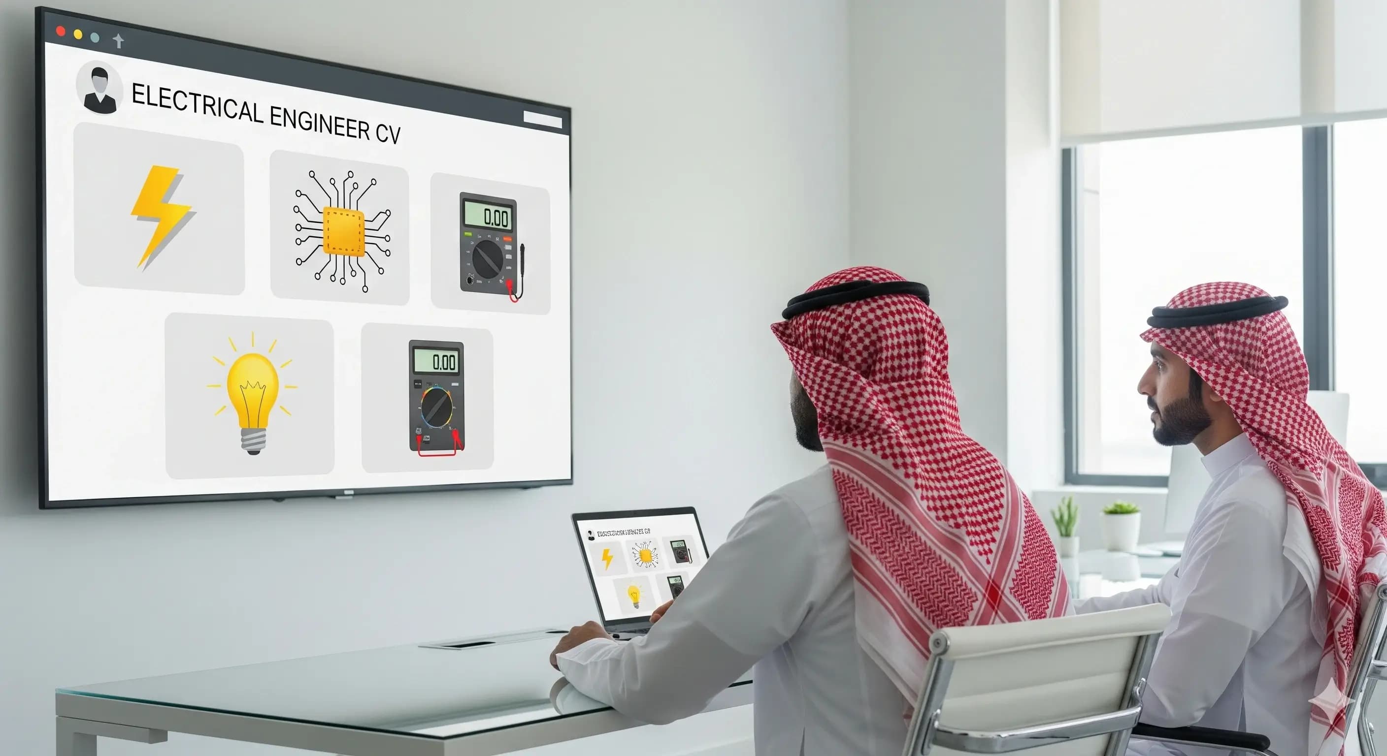 نماذج سيرة ذاتية لمهندس كهرباء - للتحميل بصيغة Word مجانًا