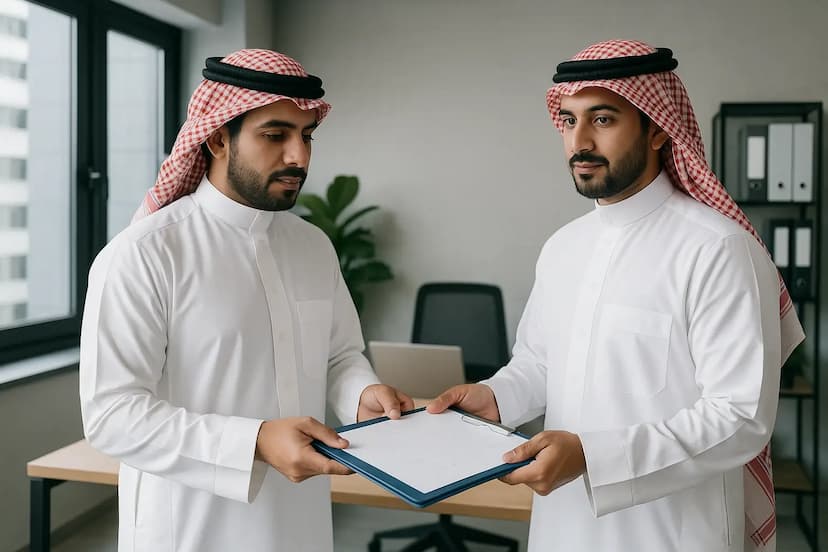 نموذج إنذار موظف بسبب الغياب