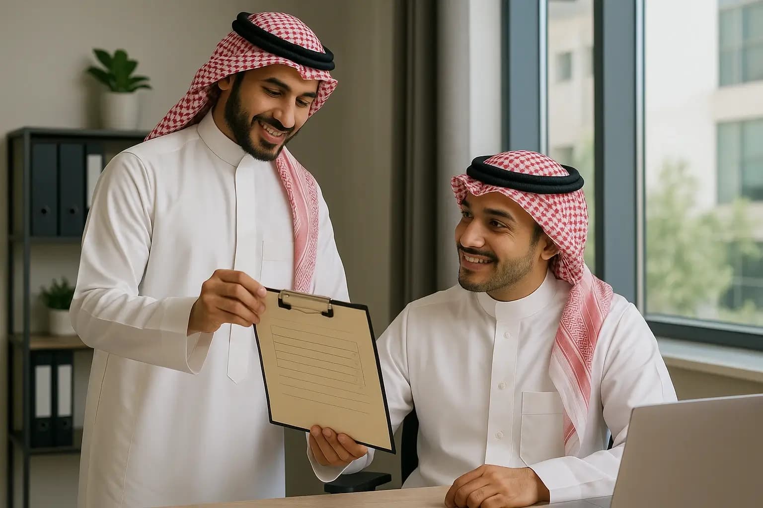 نموذج مباشرة عمل موظف جديد