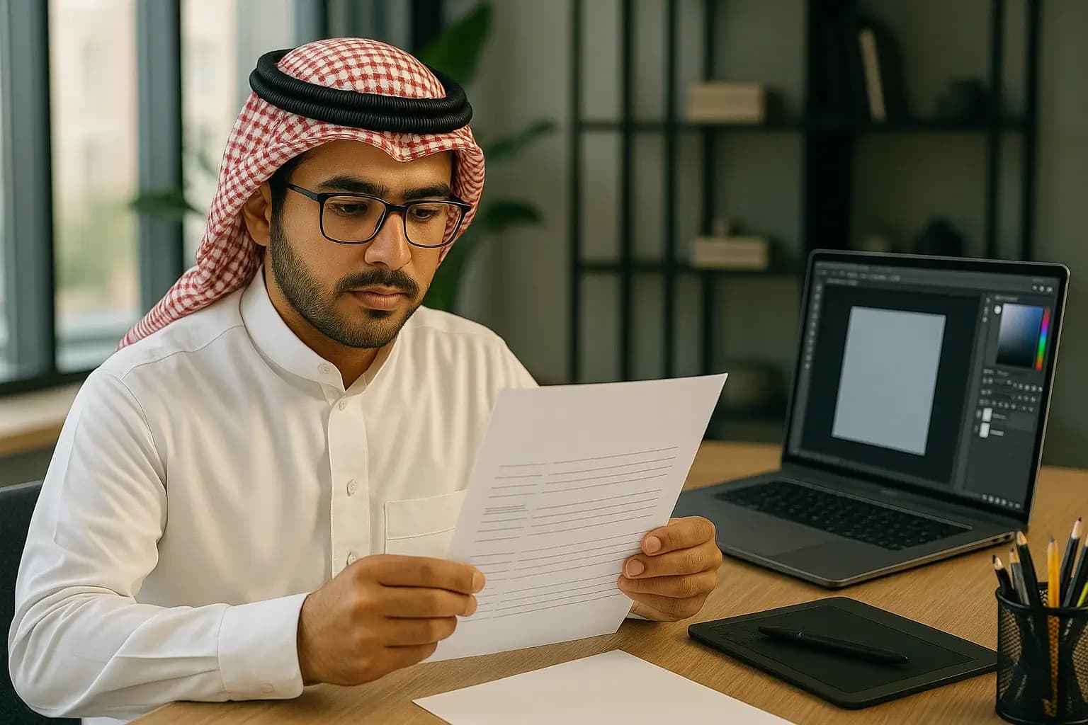 نماذج سيرة ذاتية لمصمم جرافيك بالعربي والإنجليزي جاهزة للتعديل والتحميل