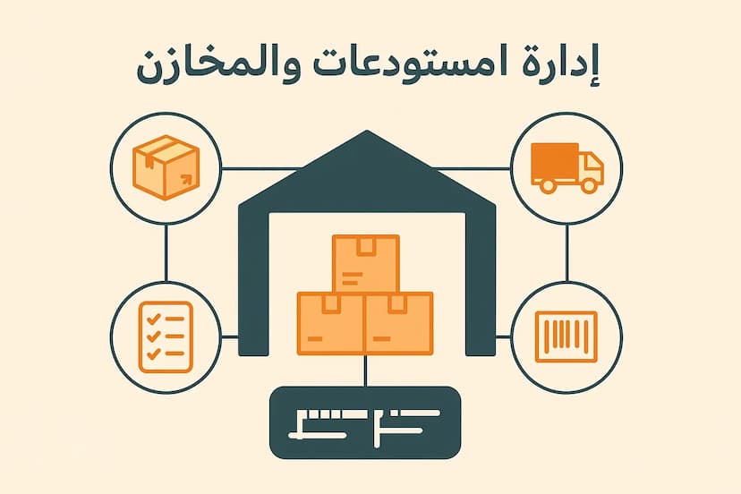 إدارة المستودعات والمخازن وسلاسل الإمداد - دليل شامل للخطوات والعمليات