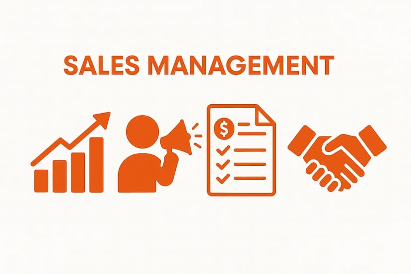 إدارة المبيعات ومكوناتها وخطواتها
