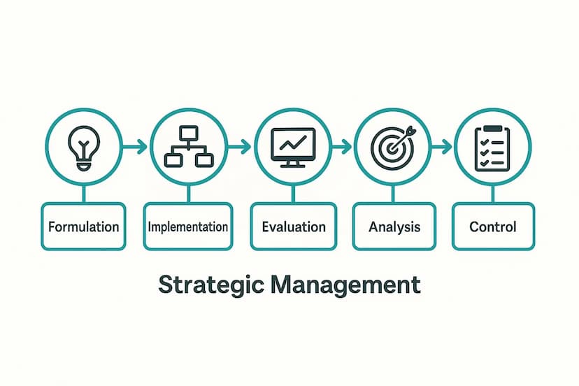 مراحل الإدارة الاستراتيجية