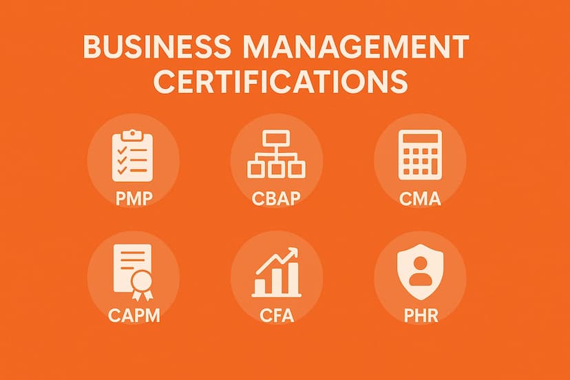 شهادات إدارة الأعمال