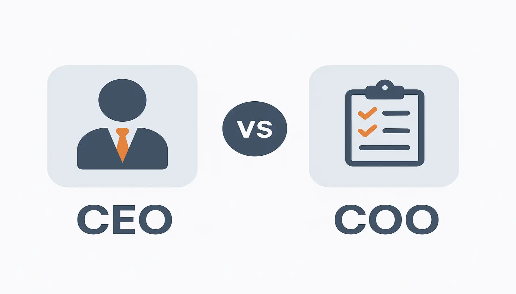 الفرق بين CEO و COO