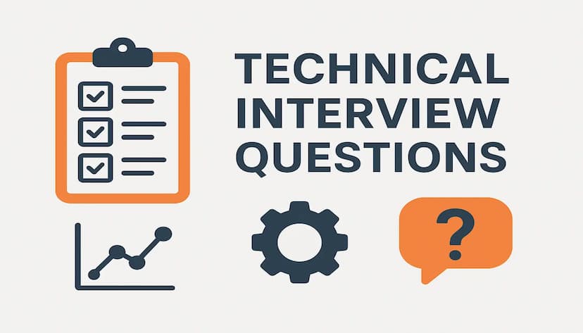 أسئلة مقابلات التوجيه الفني