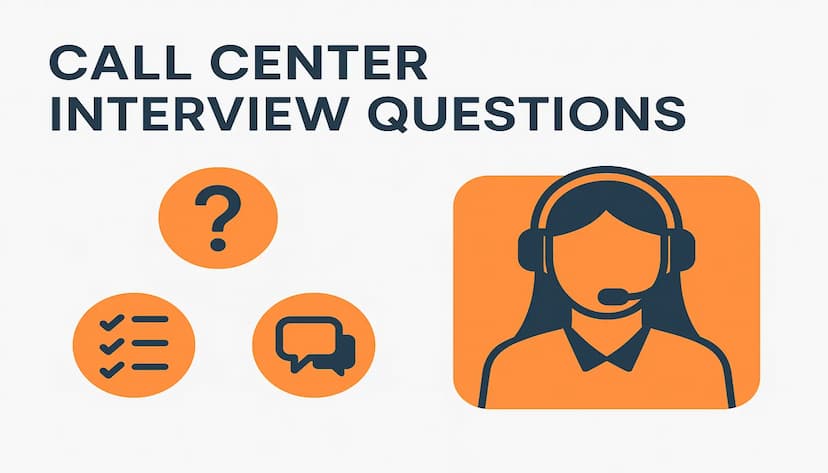أسئلة انترفيو للكول سنتر Call Center