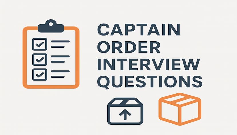 أسئلة انترفيو كابتن أوردر