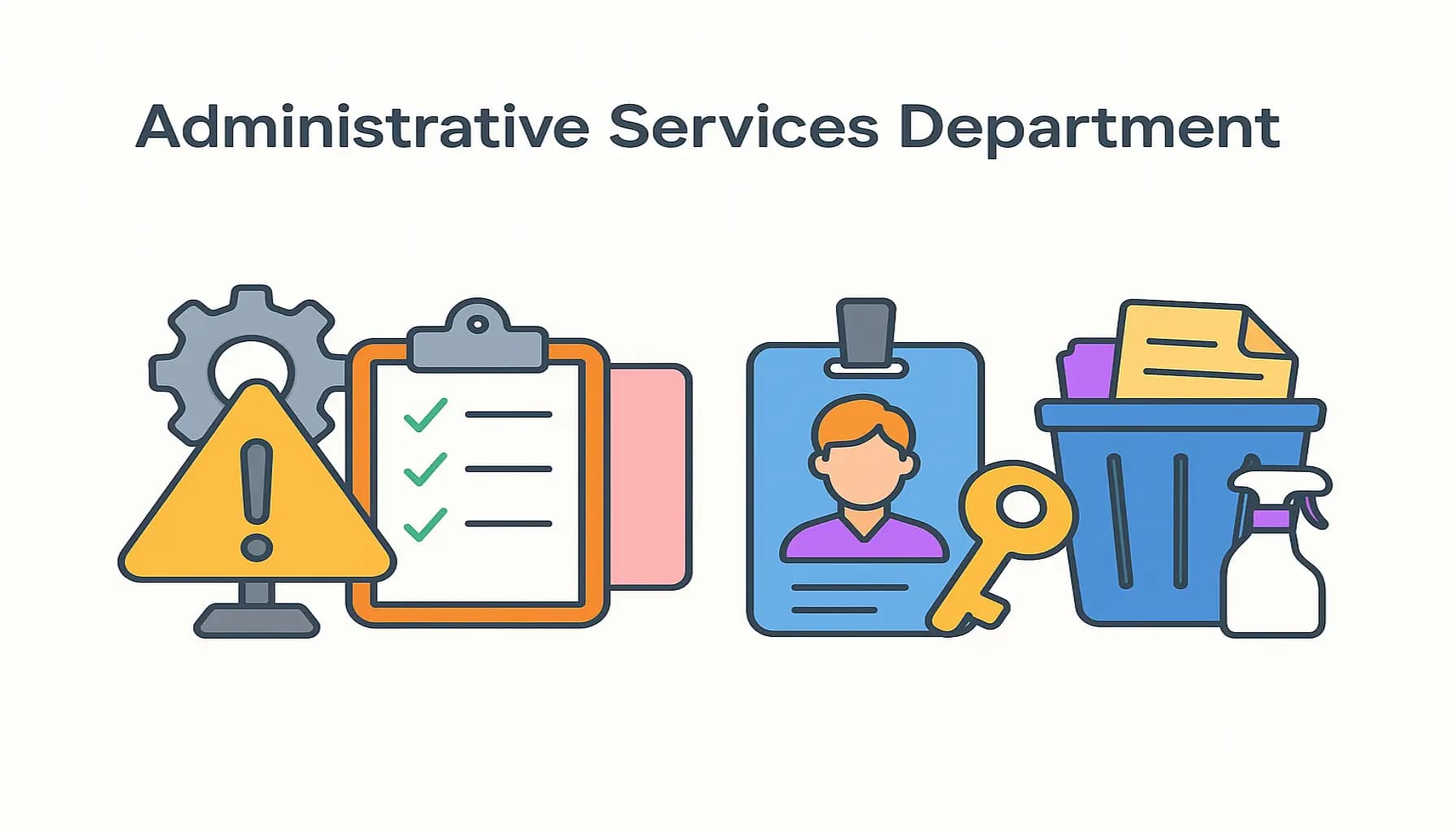 مهام قسم الخدمات الإدارية Administrative Services Department