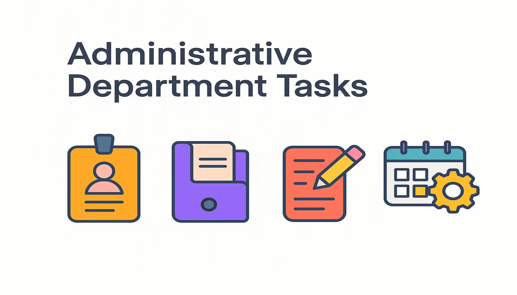 مهام قسم الشؤون الإدارية Administrative Department