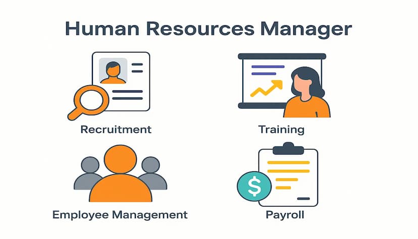 مهام مدير موارد بشرية HR Manager ومهام الـ HR