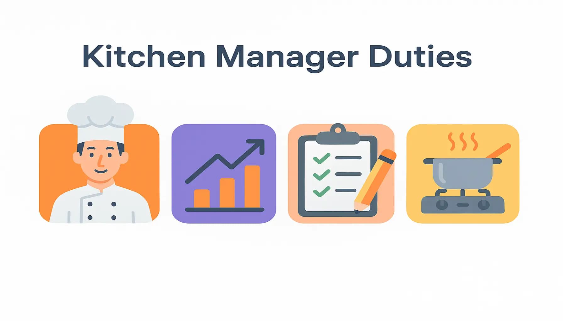 مهام مدير المطبخ - Kitchen Manager
