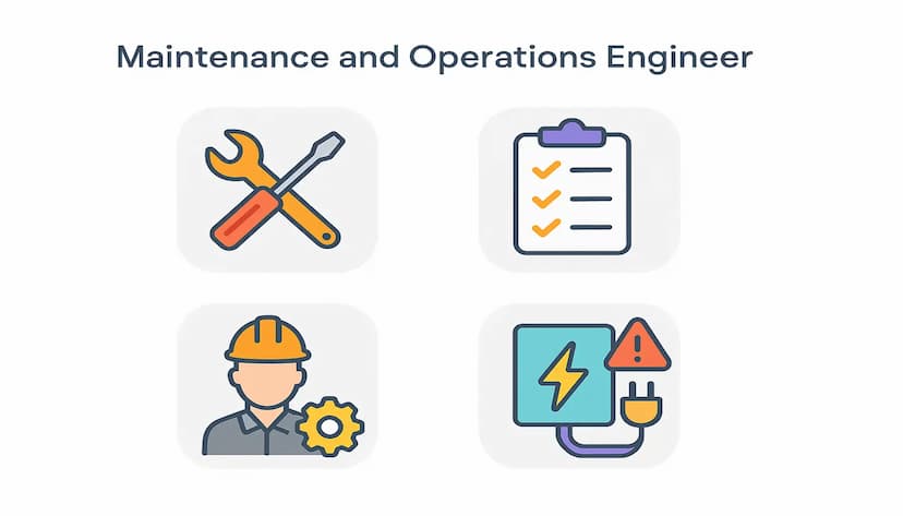 مهام مهندس الصيانة والتشغيل Maintenance and Operations Engineer