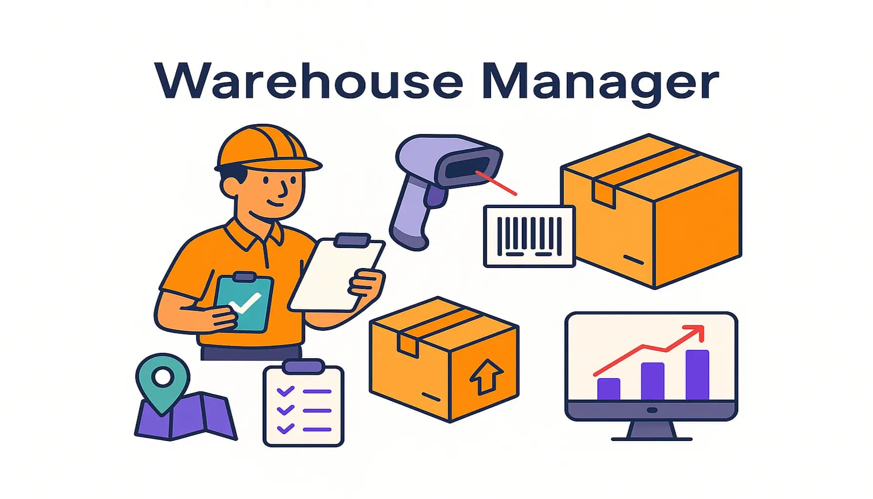 مهام مدير المخازن Warehouse Manager - دليل مهام إدارة المخازن