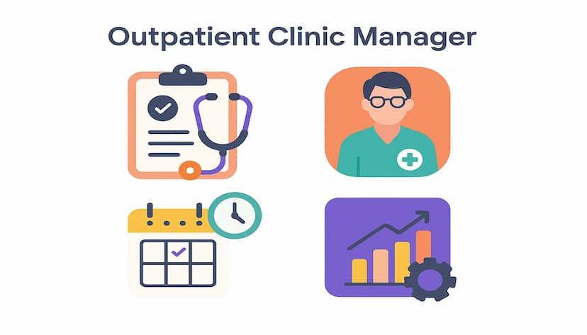 مهام مدير العيادات الخارجية - Outpatient Clinic Manager