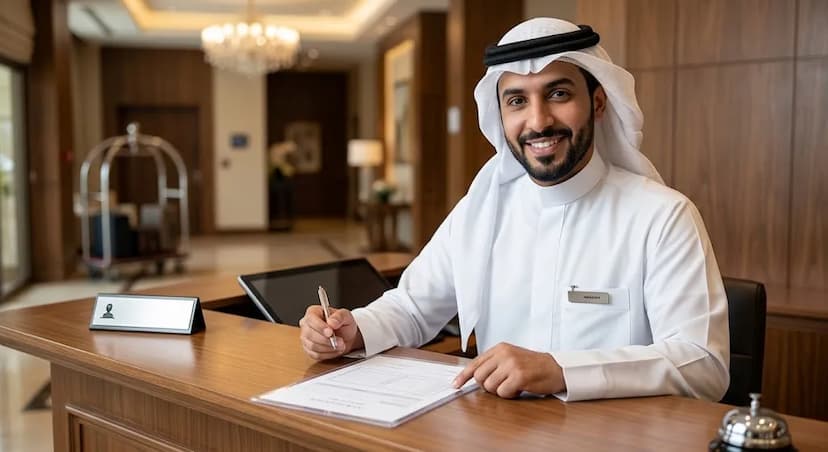 نموذج عقد عمل لموظفي الفنادق