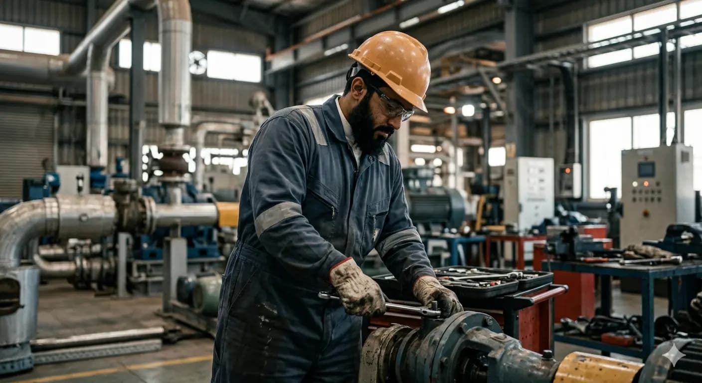 مهام فني صيانة ميكانيكية Mechanical Maintenance Technician