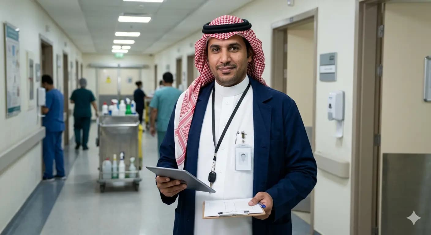 مهام مشرف النظافة في المستشفيات