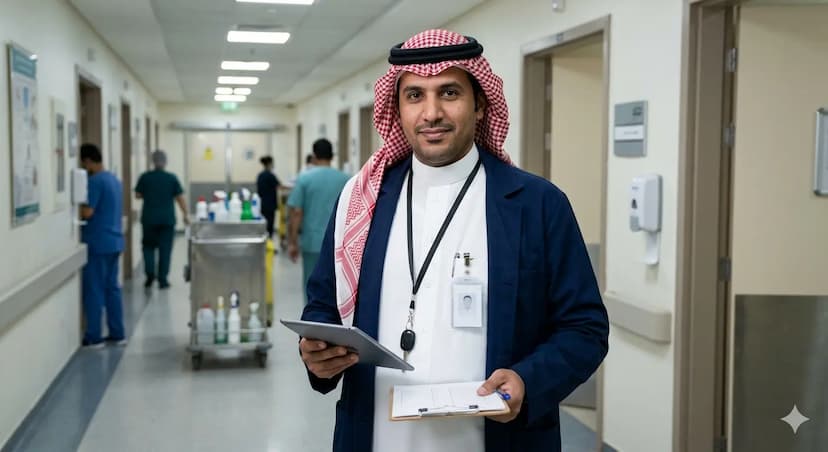 مهام مشرف النظافة في المستشفيات