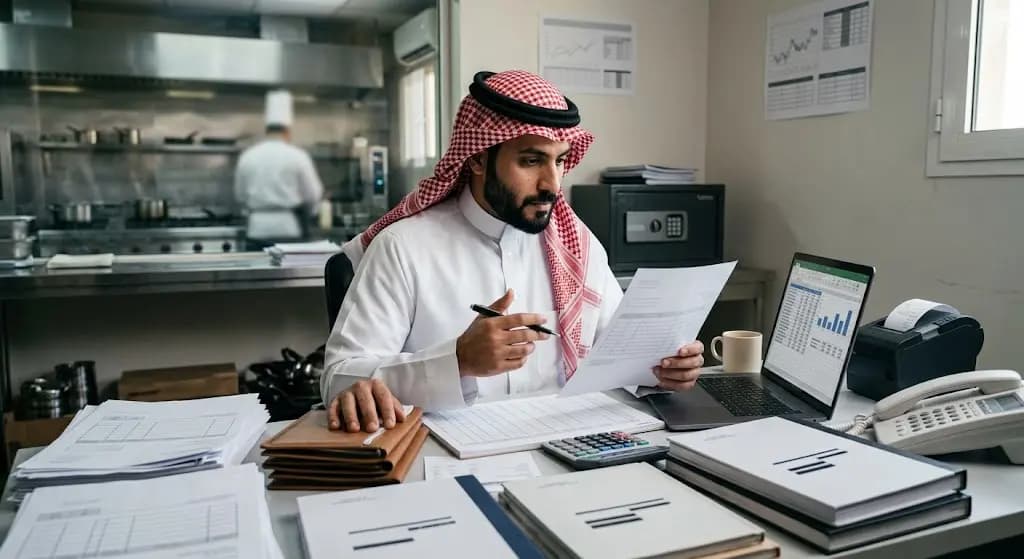 مهام محاسب المطاعم