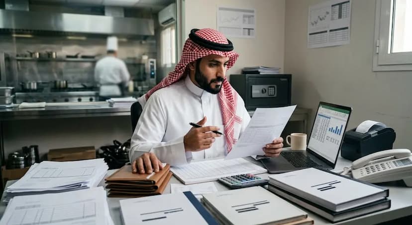 مهام محاسب المطاعم