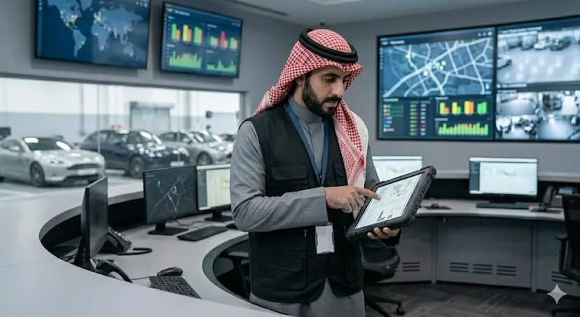 مهام مشرف حركة السيارات