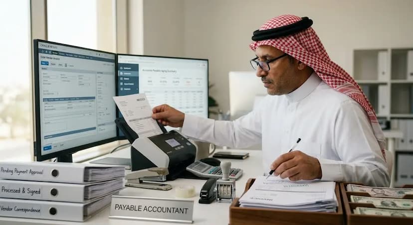 مهام محاسب الموردين