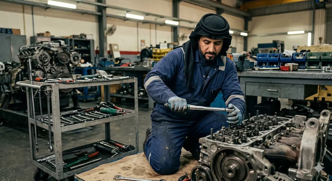 مهام فني ميكانيكا Mechanical Technician