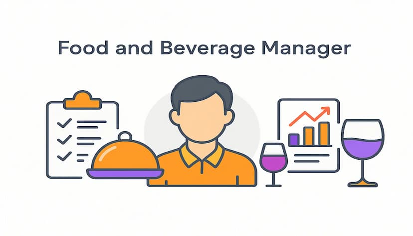 مهام مدير الأغذية والمشروبات - Food & Beverage Manager