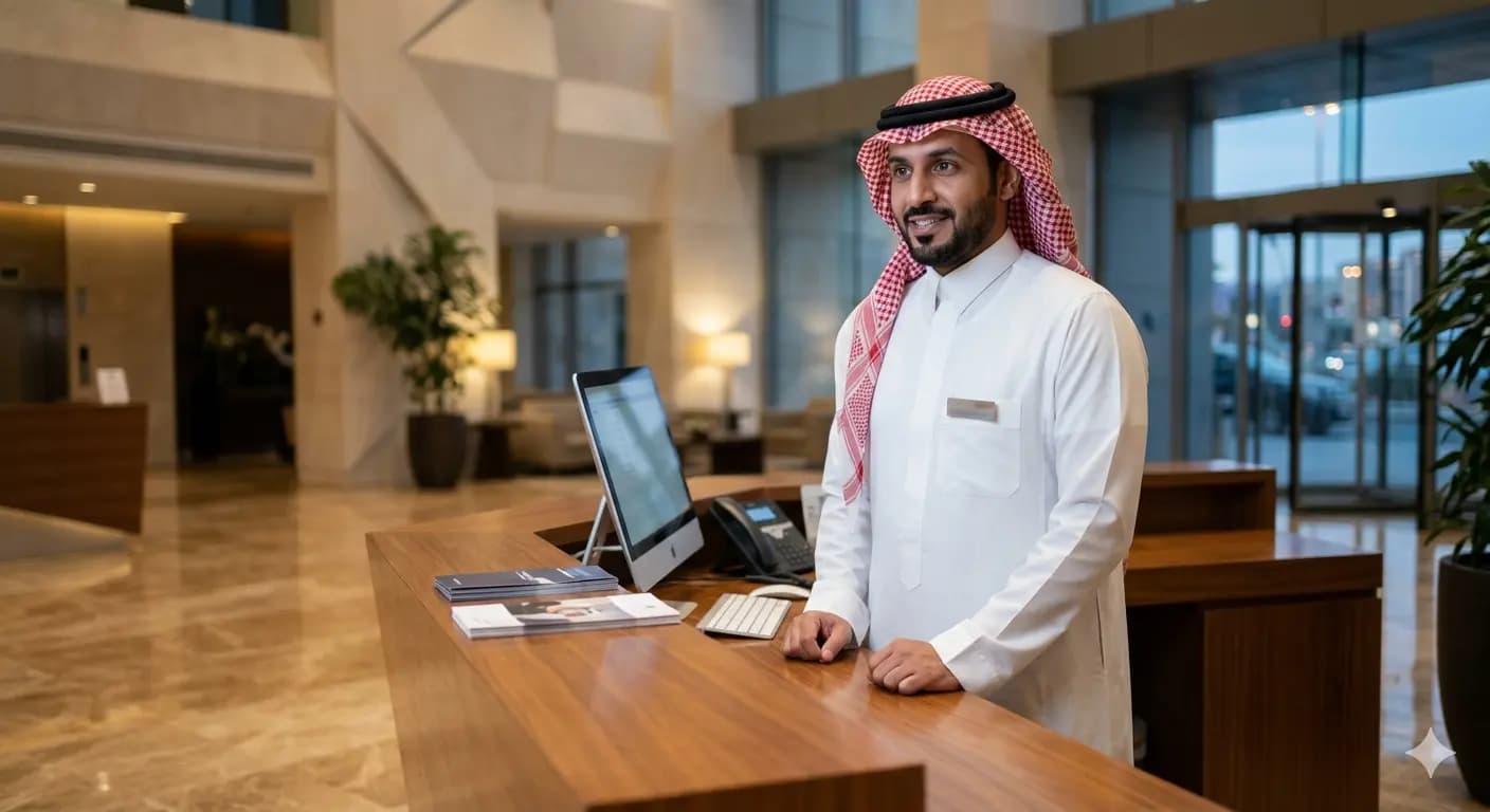 مهام مشرف الاستقبال Reception Supervisor