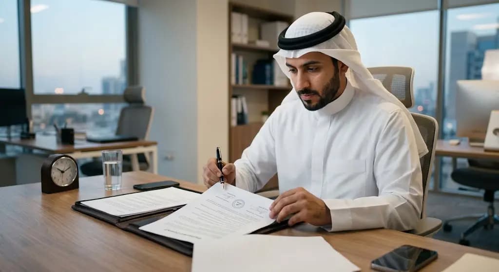 عقد العمل في قانون العمل السعودي وأهم البنود والالتزامات مع صيغة ونموذج جاهز