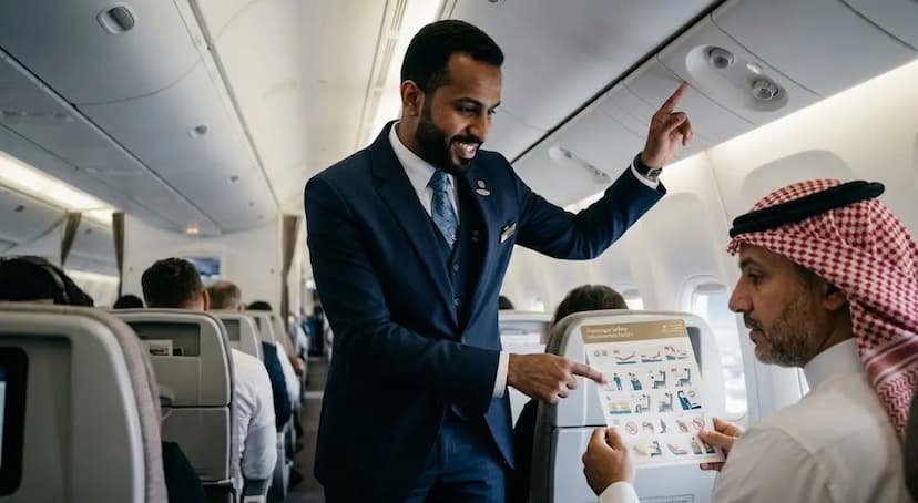 مهام مضيف الطيران