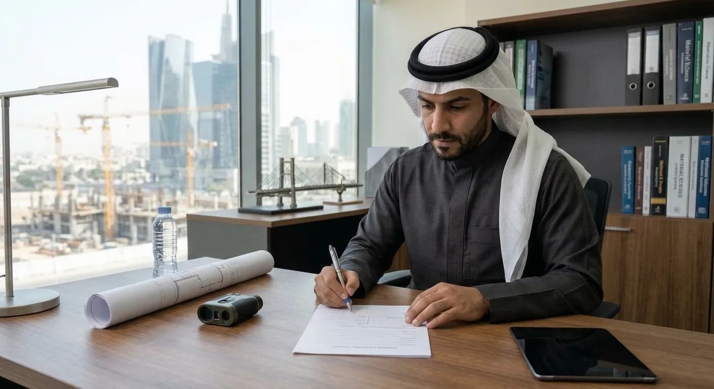 نموذج عقد عمل مهندس مدني