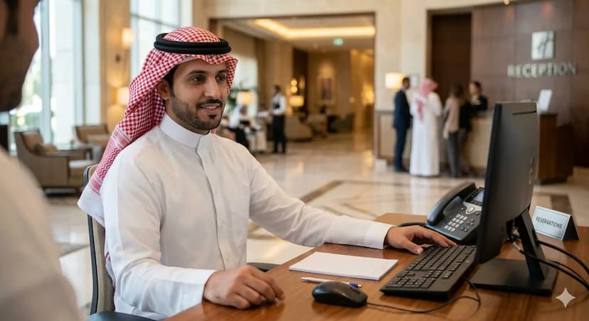 مهام موظف حجوزات فنادق Hotel Reservations Agent