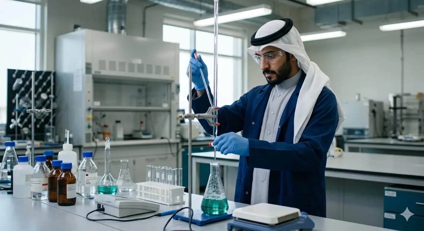 مهام فني مختبر كيمياء Chemical Laboratory Technician