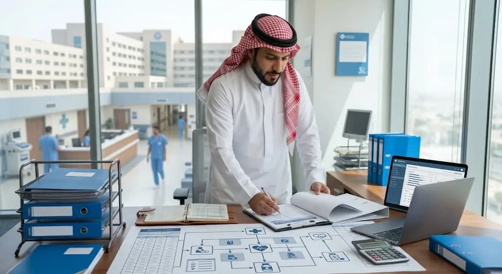 مهام محاسب في مستشفى