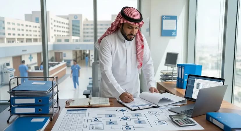 مهام محاسب في مستشفى