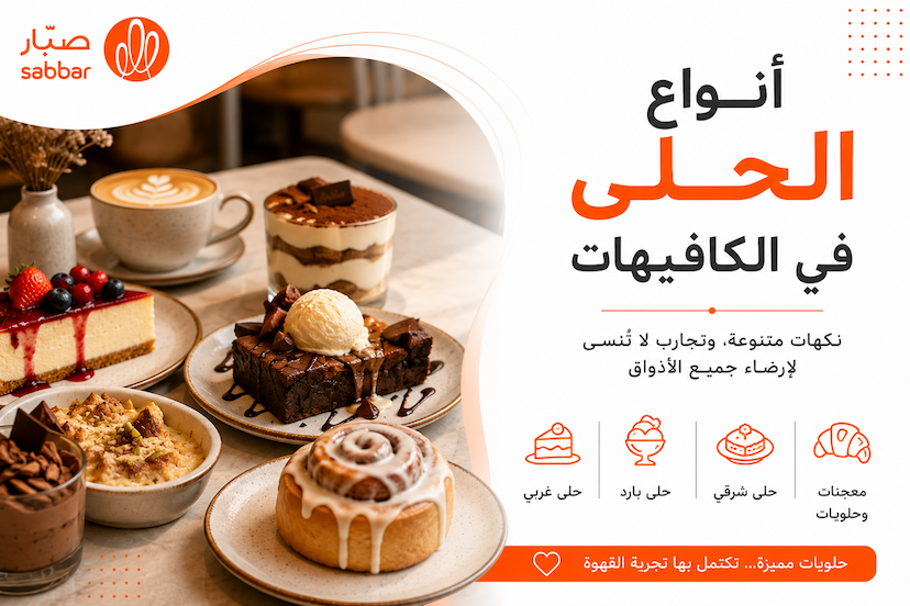أنواع الحلى في الكافيهات