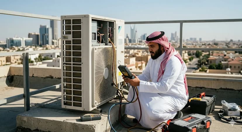 مهام فني التبريد والتكييف HVAC Technician