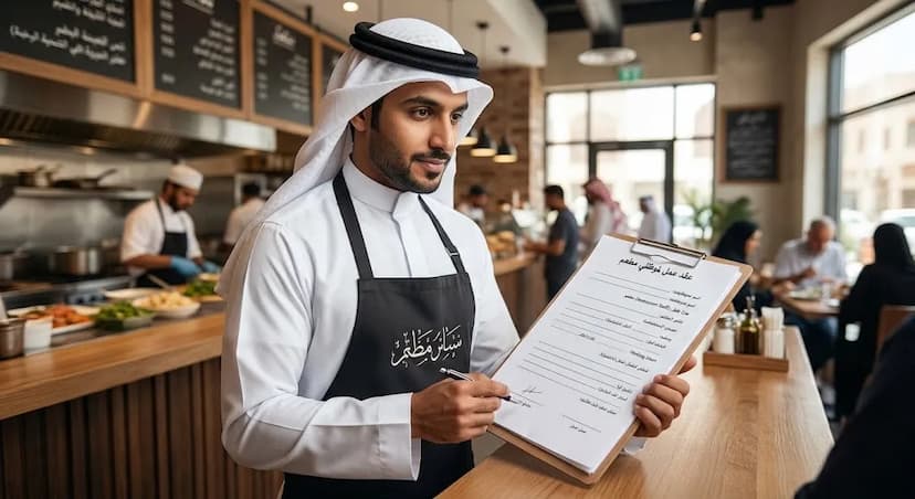 نموذج عقد عمل في مطعم