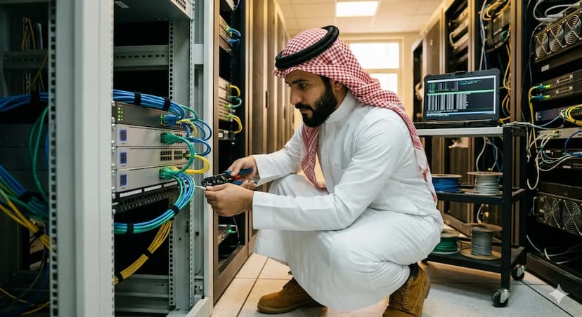 مهام فني الشبكات Network Support Technician