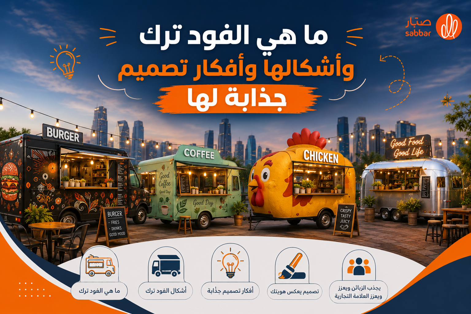 ما هي الفود ترك وأشكالها وأفكار تصميم جذابة لها