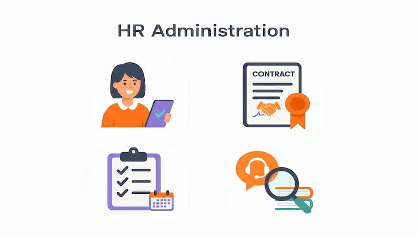 مهام أخصائي الشؤون الإدارية للموارد البشرية HR Admin