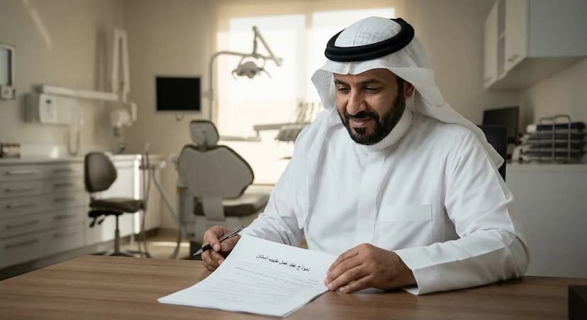 نموذج عقد عمل طبيب اسنان
