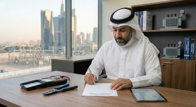 نموذج عقد عمل مهندس كهرباء