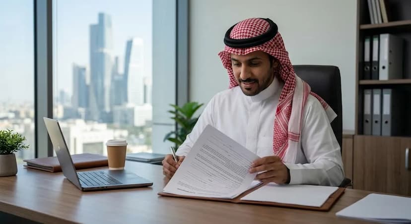 نموذج عقد عمل بائع سعودي
